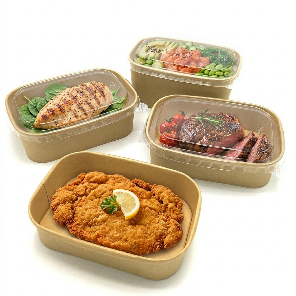 Envase de Comida (Rectangular)