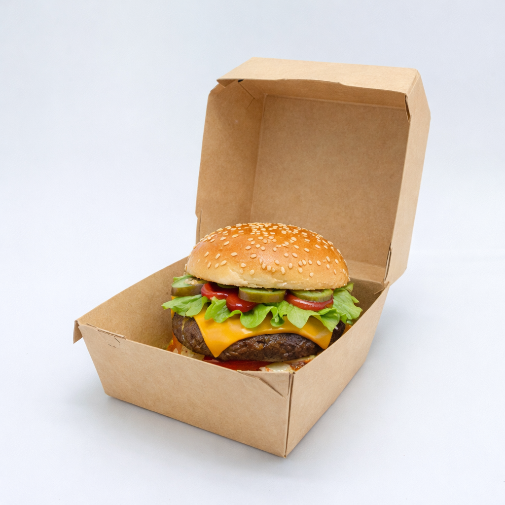 Caja de hamburgesa