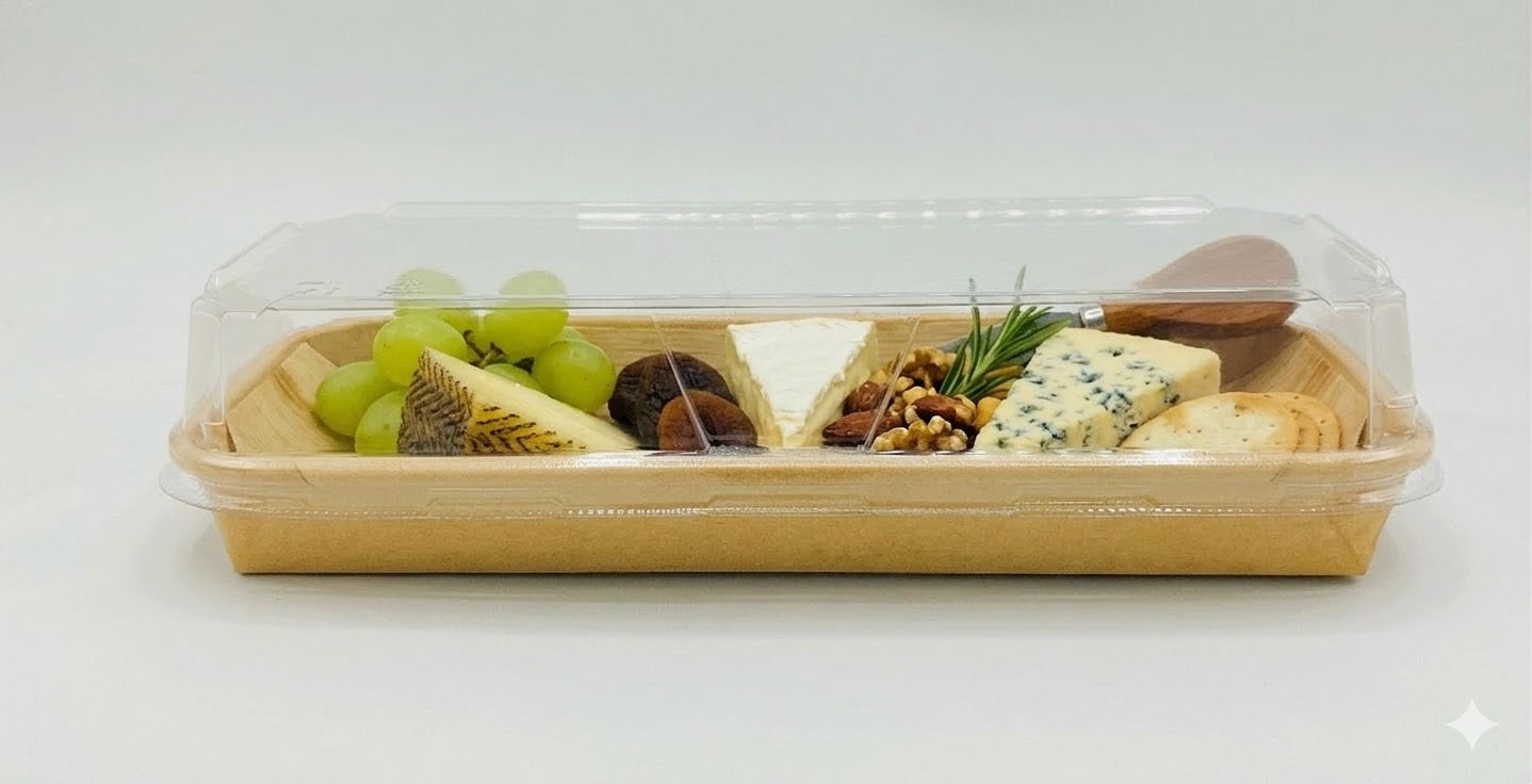 Bandejita rectangular para comida